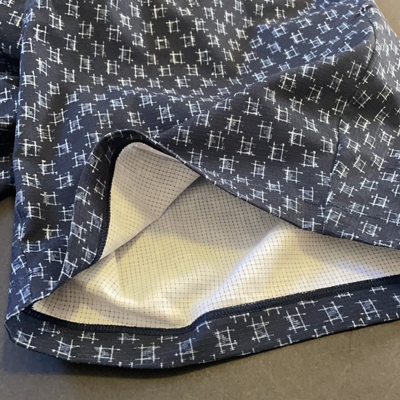 Lululemon Navy Pattern Men’s Shorts L - Picture 5 of 6